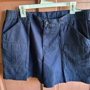 Outdoor Life Navy Cargo Shorts with Elastic Waist